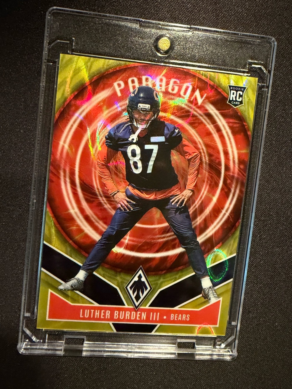 2025 Panini Phoenix Paragon #15 Luther Burden III Rookie yellow lava /99